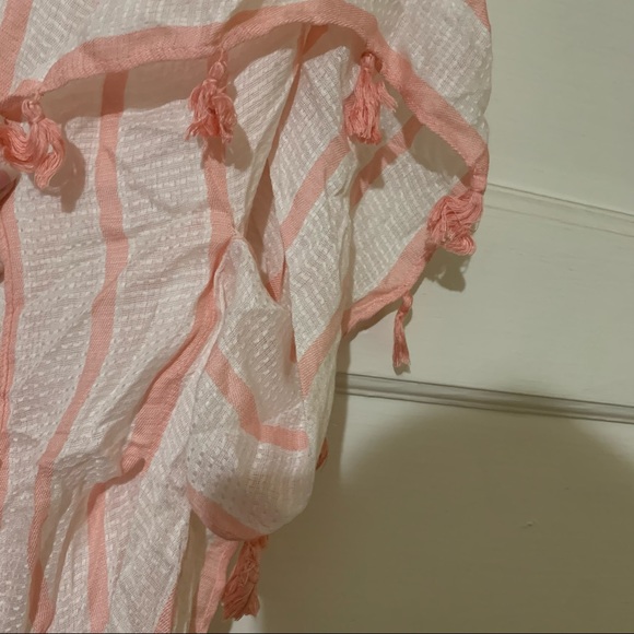 Lightweight Striped Tassel Kimono NWT - Picture 6 of 16